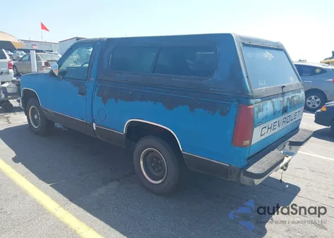 1992 Chevrolet Gmt-400 C1500 из США, поврежденный, VIN 1GCDC14H6NZ173278